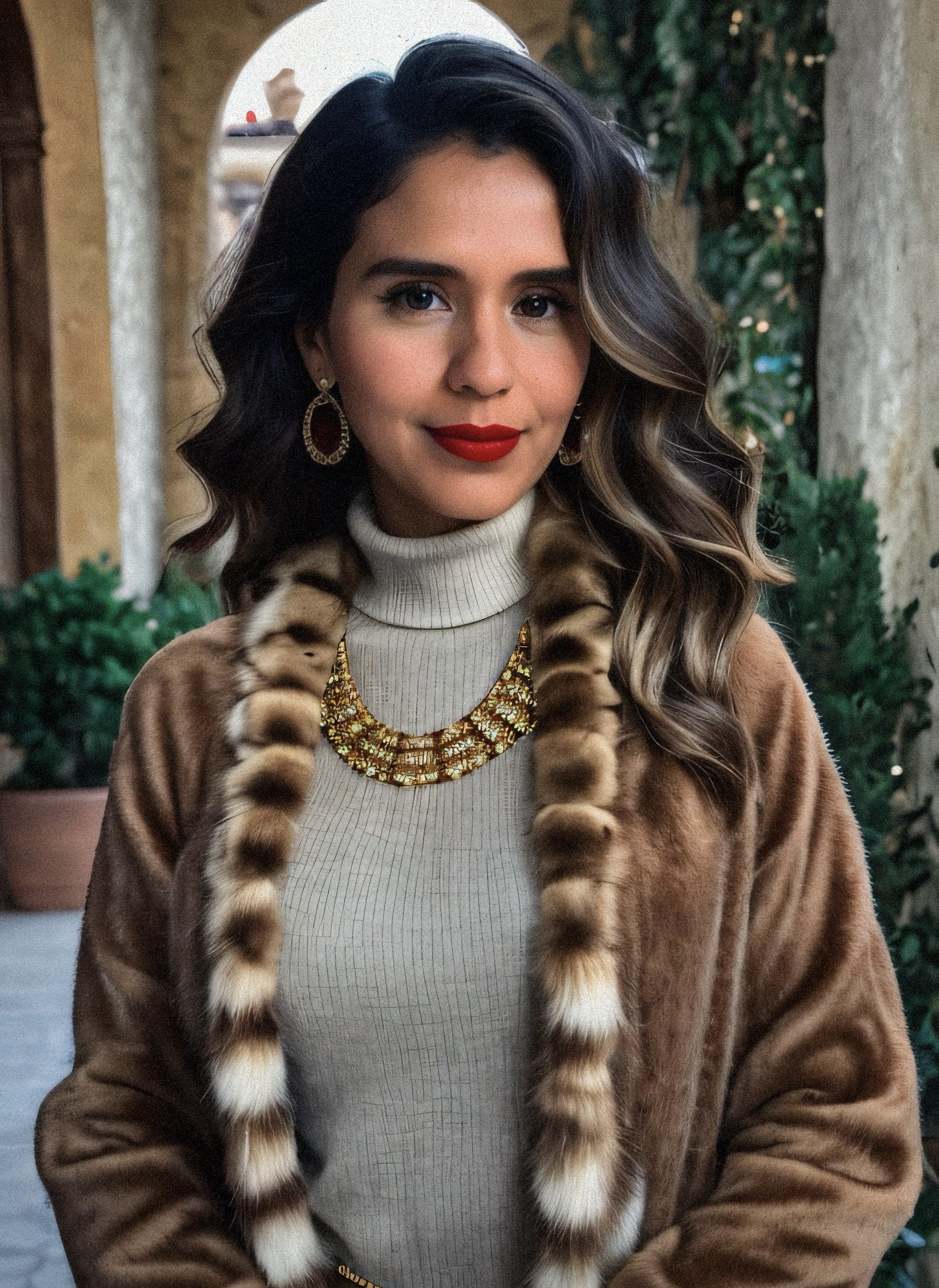 Marianela Vincent con collar energético Oigan Curiosas